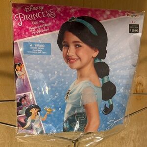 Disney Princess Jasmine Wig in Black and Teal NWT